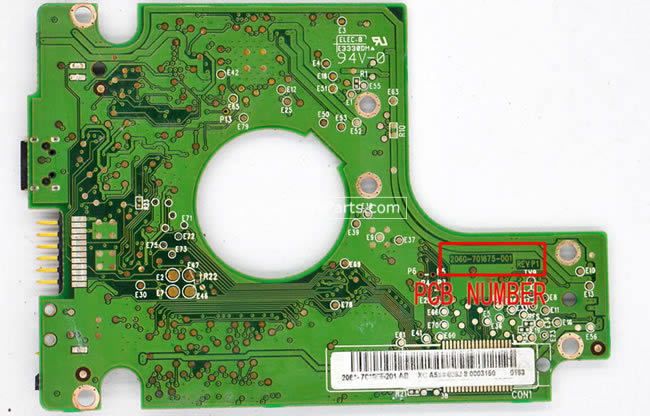 2060-701675-001 WD Harde Schijf PCB Printplaat