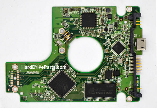 2060-701675-001 REV A / REV P1 / REV P2 WD Harde Schijf PCB Printplaat