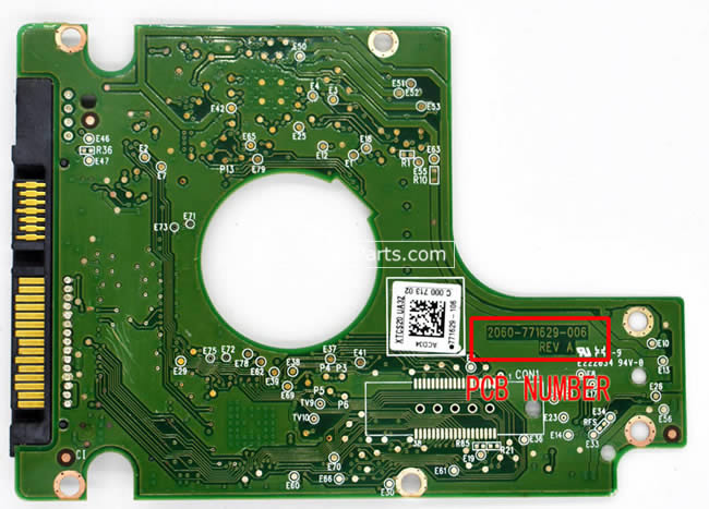 2060-771629-006 WD Harde Schijf PCB Printplaat