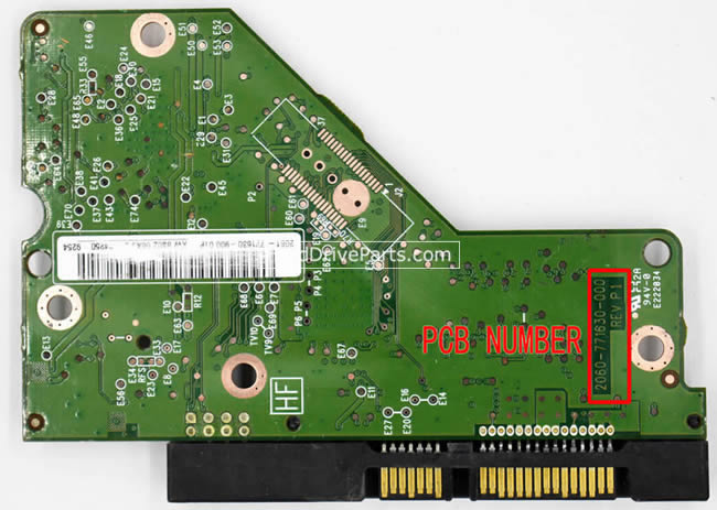 2060-771630-000 WD Harde Schijf PCB Printplaat