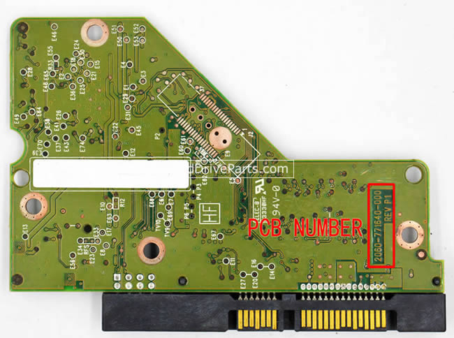 WD WD10EADS Harde Schijf PCB 2060-771640-000