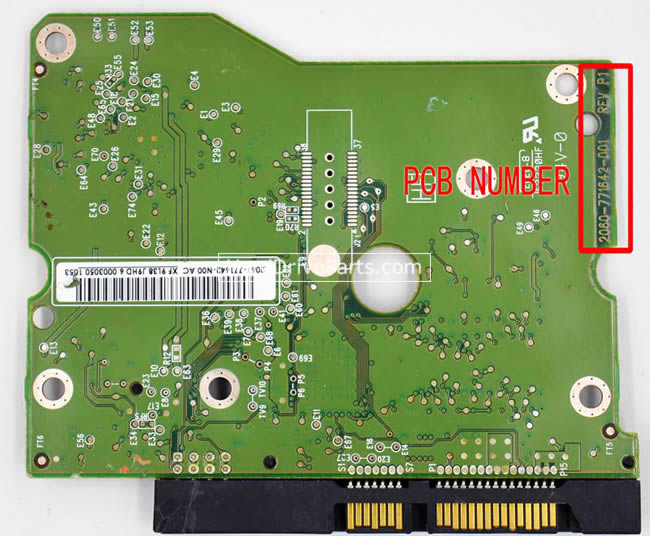 2060-771642-001 WD Harde Schijf PCB Printplaat