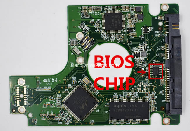 2060-771672-004 Printplaat Harde Schijf PCB WD WD6400BEVT