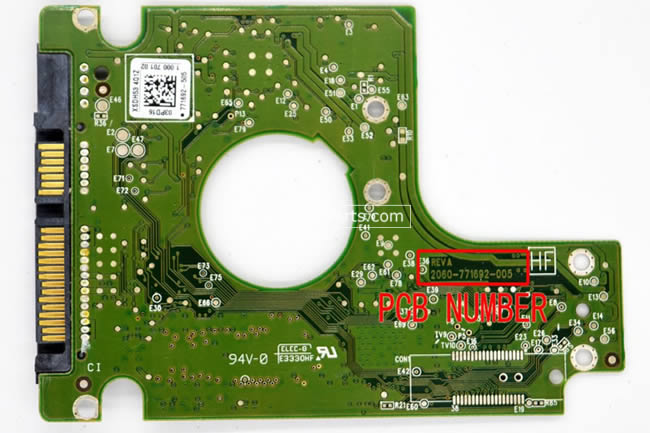 2060-771692-005 WD Harde Schijf PCB Printplaat