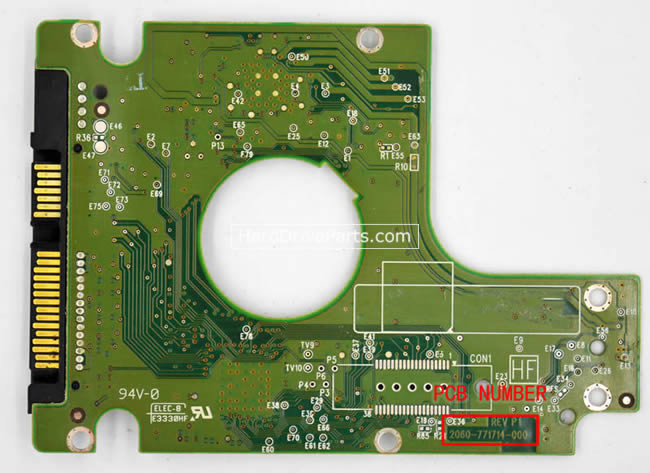 2060-771714-000 WD Harde Schijf PCB Printplaat