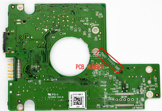 2060-771737-000 WD Harde Schijf PCB Printplaat