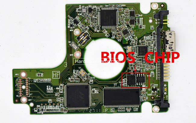 2060-771814-001 WD Harde Schijf PCB Printplaat