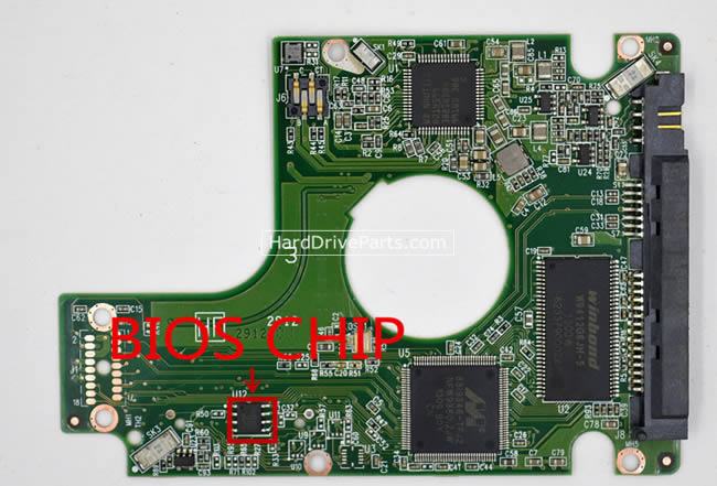 WD WD10JPVT Harde Schijf PCB 2060-771823-004