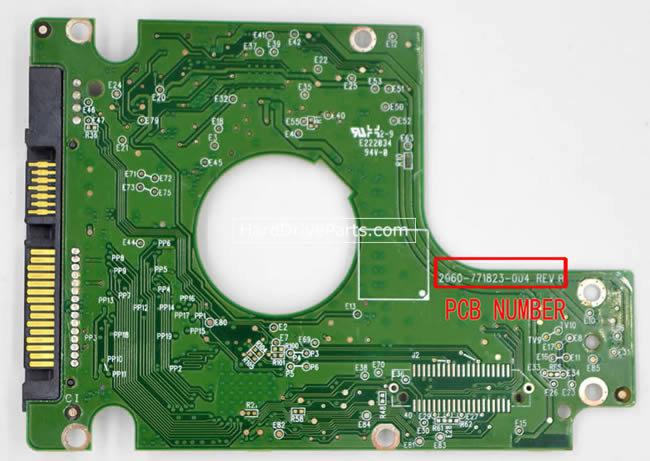 WD WD10JPVT Harde Schijf PCB 2060-771823-004