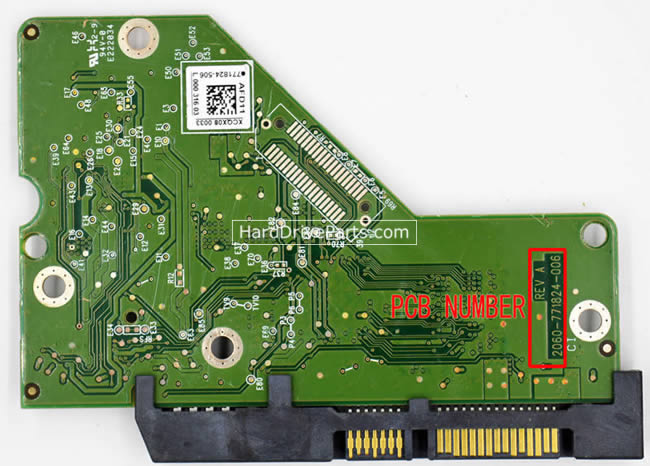 2060-771824-006 Printplaat Harde Schijf PCB WD WD15EARS