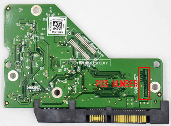 2060-771824-008 WD Harde Schijf PCB Printplaat