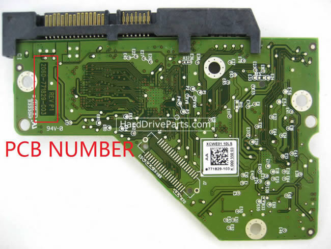 2060-771829-003 WD Harde Schijf PCB Printplaat