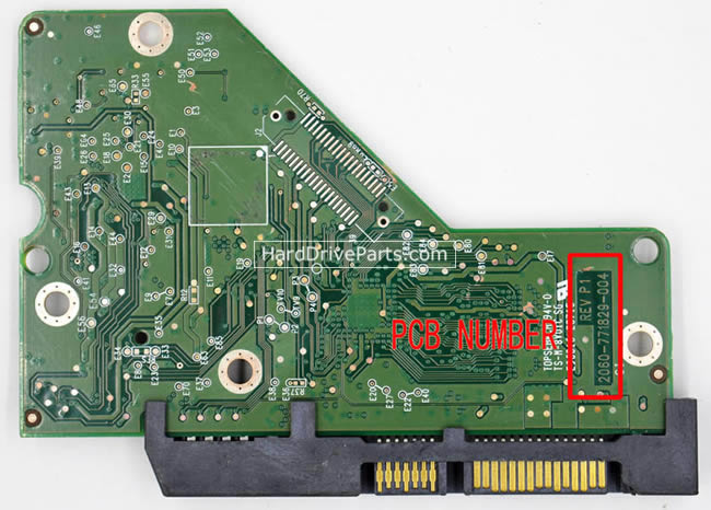 2060-771829-004 WD Harde Schijf PCB Printplaat