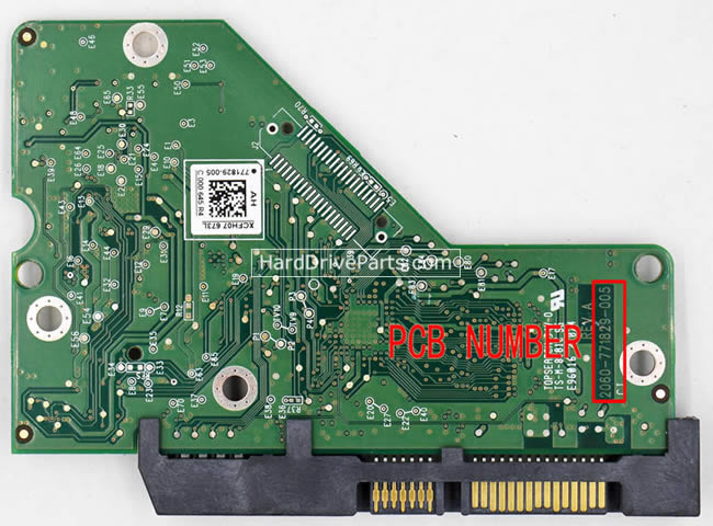 2060-771829-005 WD Harde Schijf PCB Printplaat