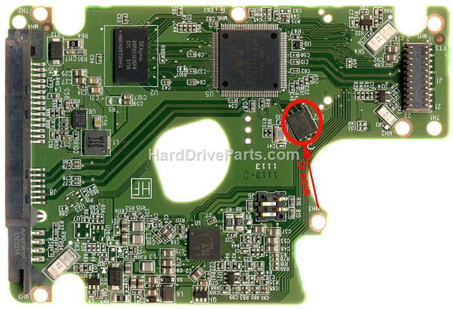 WD WD5000HHTZ Harde Schijf PCB 2060-771831-001