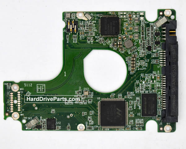 2060-771852-004 REV A / REV P1 / REV P2 WD Harde Schijf PCB Printplaat