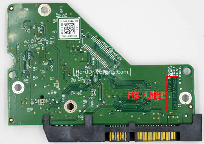 2060-771853-000 WD Harde Schijf PCB Printplaat