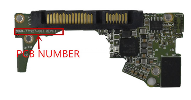 WD WD7500LPCX Harde Schijf PCB 2060-771927-003