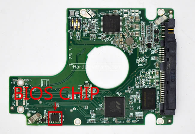 2060-771933-000 WD Harde Schijf PCB Printplaat