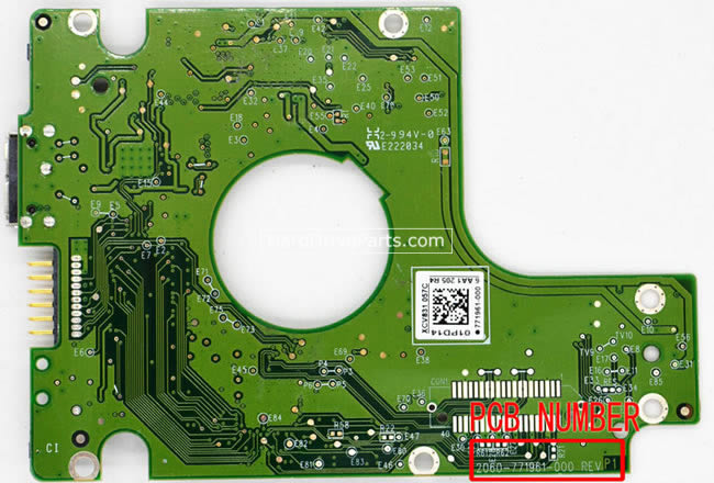 2060-771961-000 WD Harde Schijf PCB Printplaat