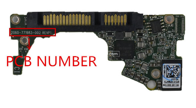 2060-771983-002 WD Harde Schijf PCB Printplaat