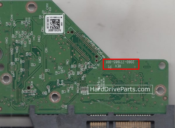 WD1002F9YZ Western Digital Harde Schijf PCB Printplaten 2060-771985-001