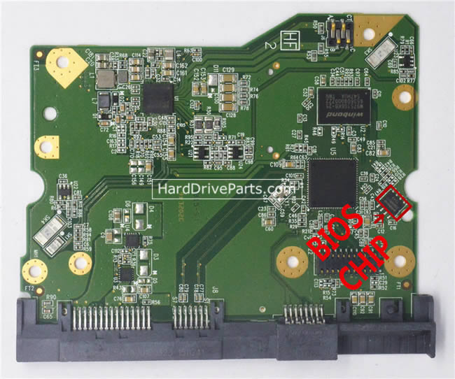 WD WD60EZRX Harde Schijf PCB 2060-800001-004