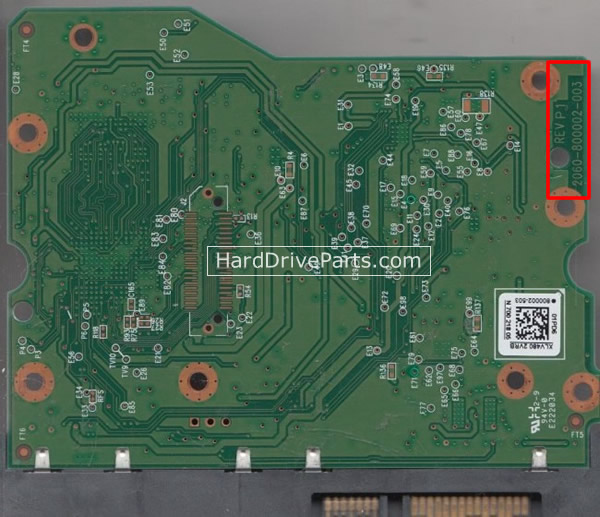 2060-800002-003 Western Digital Harde Schijf PCB Printplaat