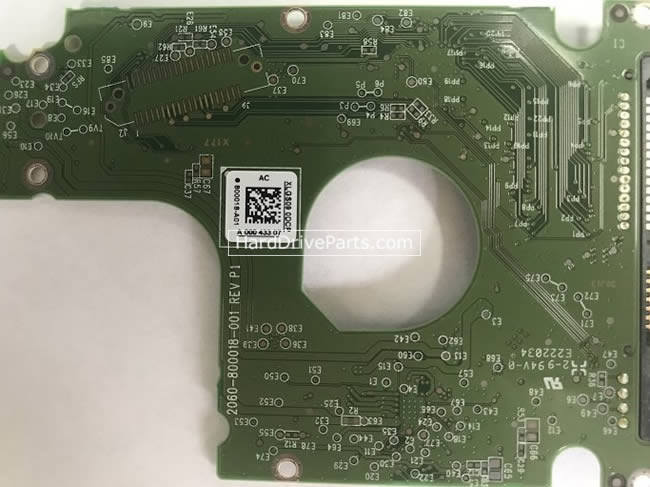 WD WD2500LPLX Harde Schijf PCB 2060-800018-001