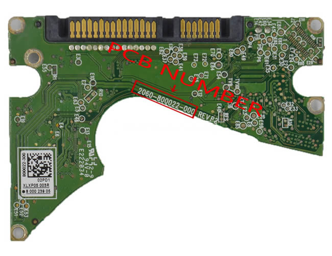 WD WD30NPRZ Harde Schijf PCB 2060-800022-000