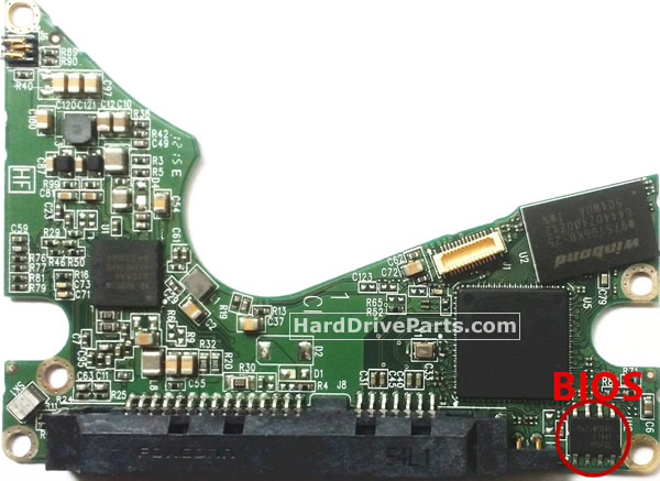 2060-800022-000 WD Harde Schijf PCB Printplaat