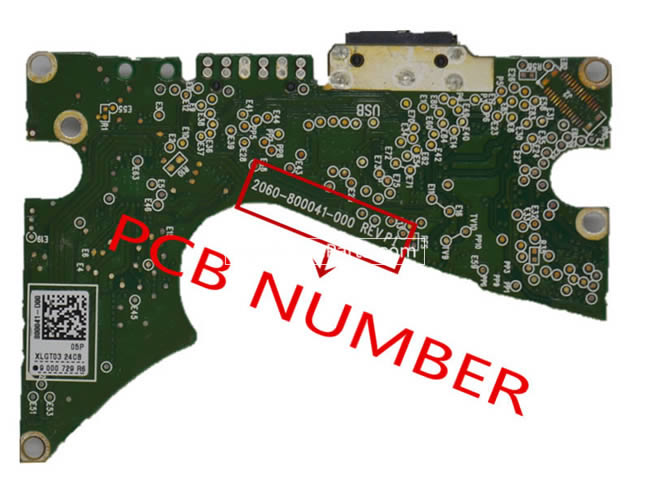 2060-800041-000 WD Harde Schijf PCB Printplaat