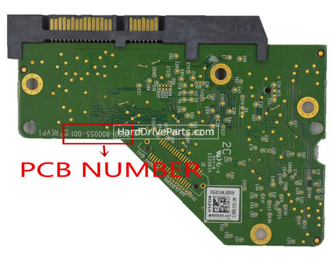 2060-800055-001 WD Harde Schijf PCB Printplaat