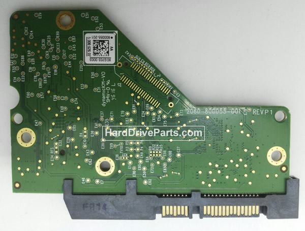 WD40EFRX Western Digital Harde Schijf PCB Printplaten 2060-800055-001