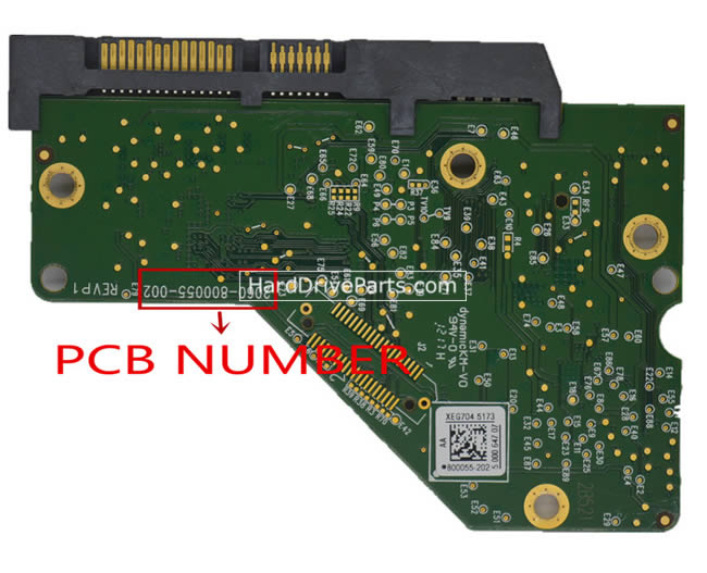 WD WD40PURZ Harde Schijf PCB 2060-800055-002