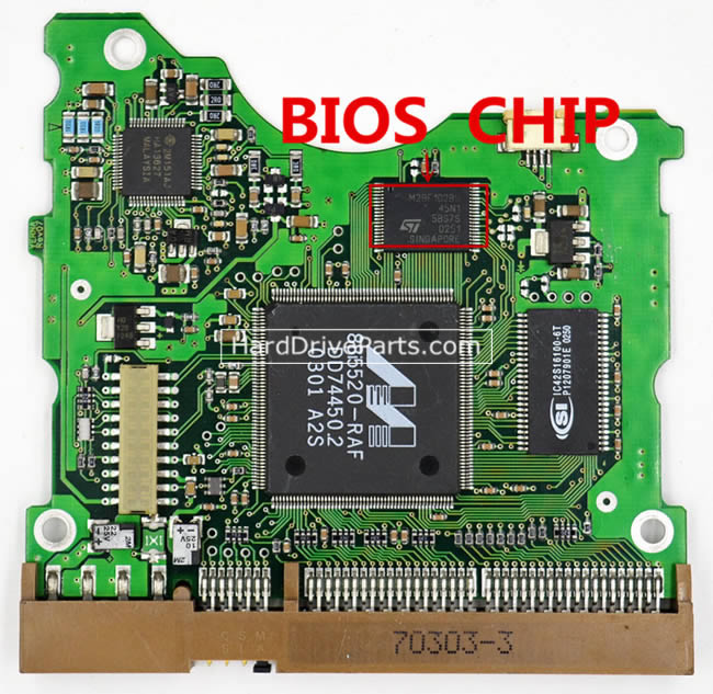 BF41-00058A Samsung Harde Schijf PCB Printplaat