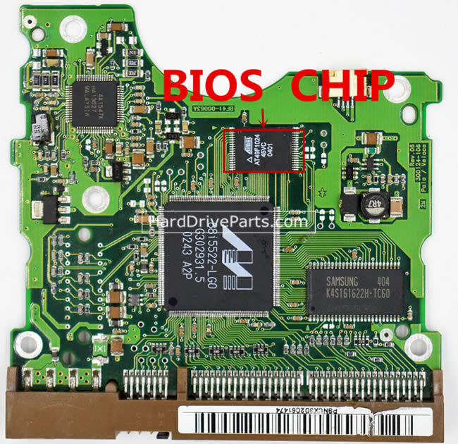 Samsung SP0802N Harde Schijf PCB BF41-00063A