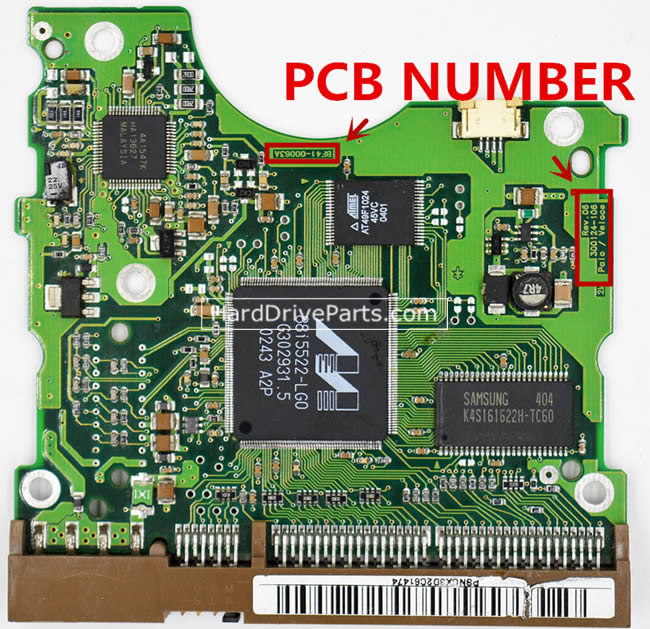 Samsung SP0802N Harde Schijf PCB BF41-00063A