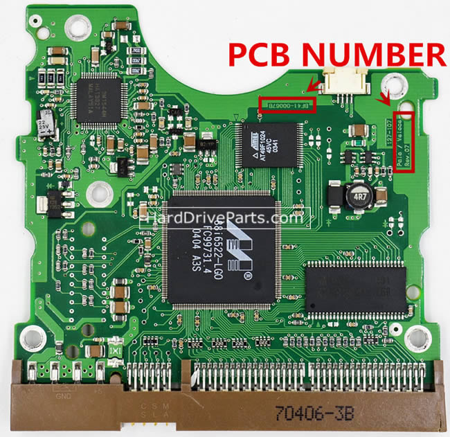 BF41-00067B Harde Schijf PCB Elektronica Samsung SP1614N