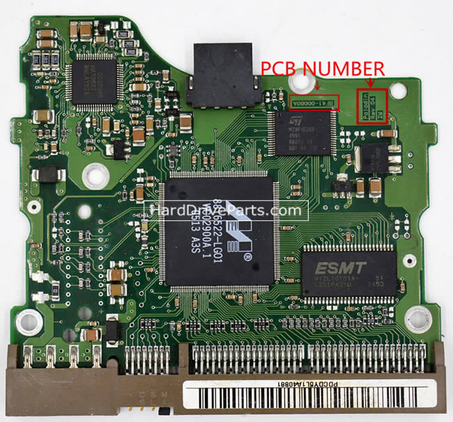 BF41-00080A Harde Schijf PCB Elektronica Samsung SP0802N