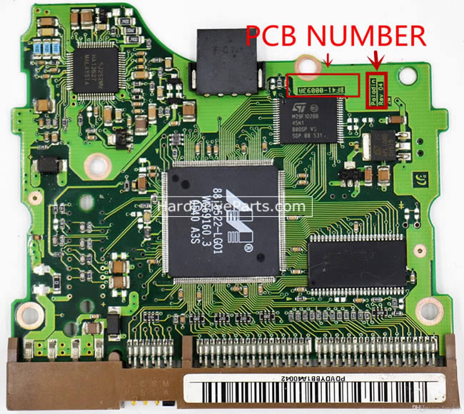 Samsung SP0802N Harde Schijf PCB BF41-00093A