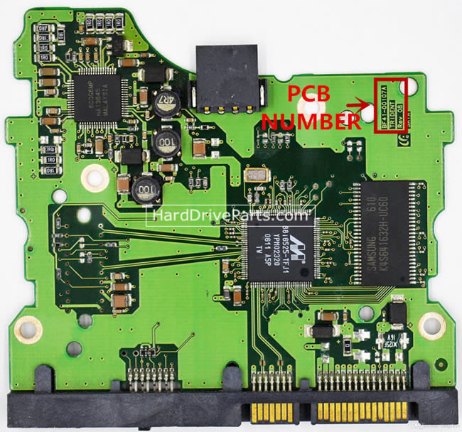 BF41-00107A Samsung Harde Schijf PCB Printplaat