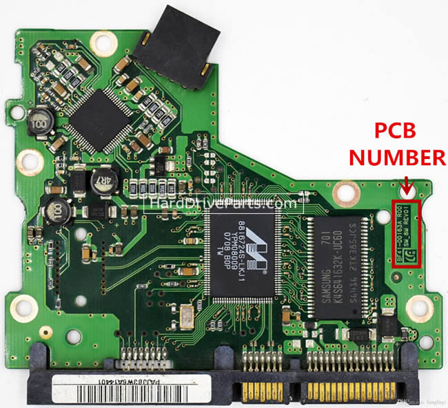 BF41-00163A Samsung Harde Schijf PCB Printplaat