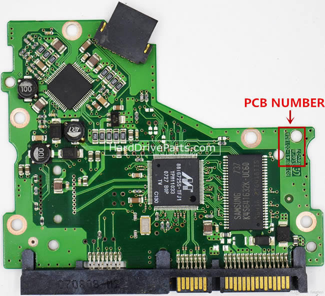 BF41-00180A Samsung Harde Schijf PCB Printplaat