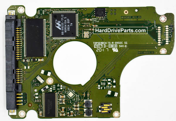 Samsung HN161GI Hard Disk Printplaat BF41-00291A