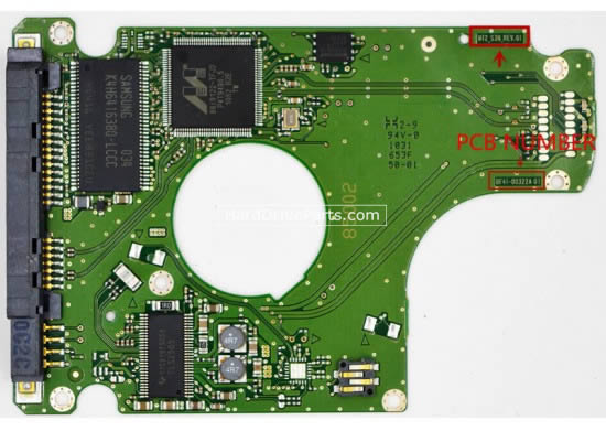 BF41-00322A Samsung Harde Schijf PCB Printplaat