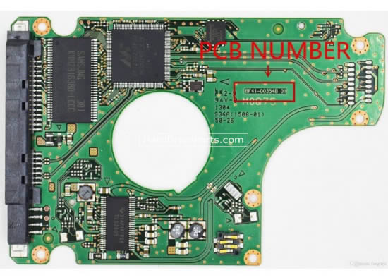 BF41-00354B Printplaat Harde Schijf PCB Samsung HN-M101BB/AV1