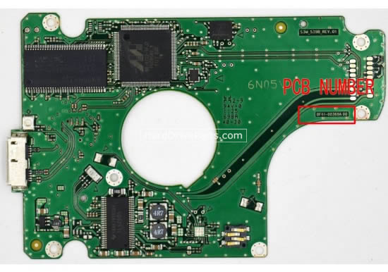 Samsung HM100UX Harde Schijf PCB BF41-00369A