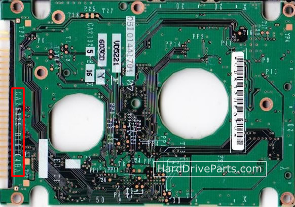 MHT2060AT PL Fujitsu Harde Schijf PCB Printplaten CA26325-B16104BA