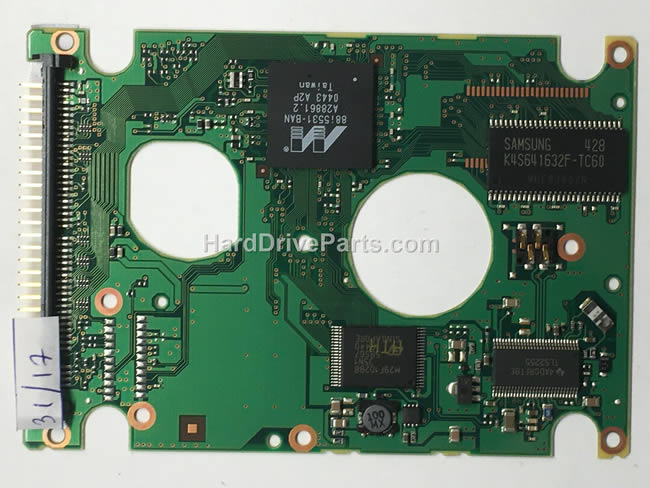 Fujitsu MHT2040AH 1P Harde Schijf PCB CA26325-B18104BA